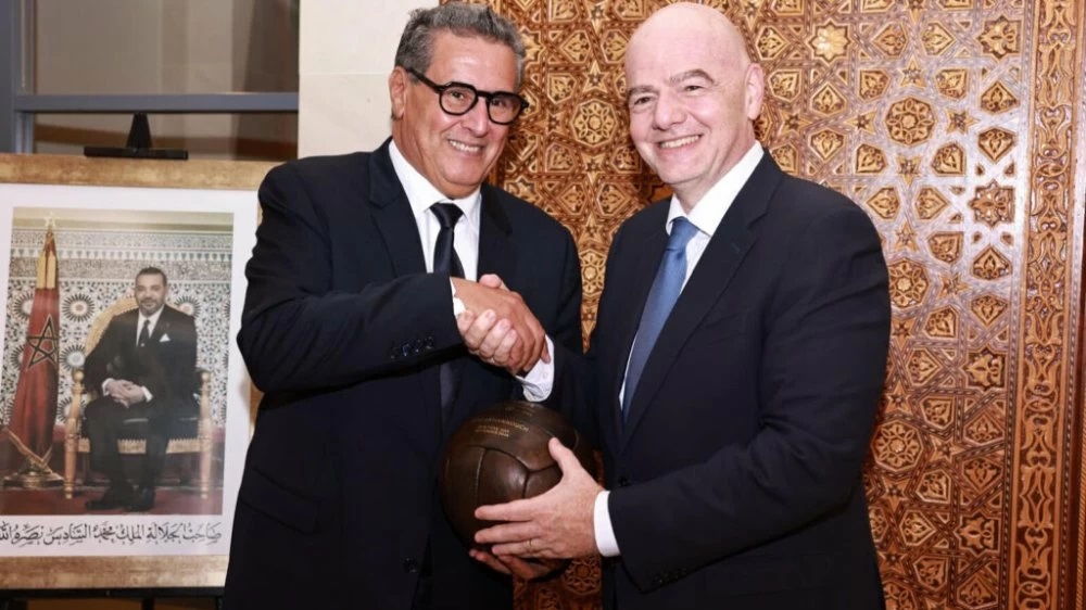 Le Mondial 2030 au cœur d'une réunion entre Aziz Akhannouch et le président de la FIFA à New York