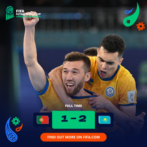 CDM Futsal 24 / Enorme surprise: Les champions du monde en titre éliminés par les Kazakhs !