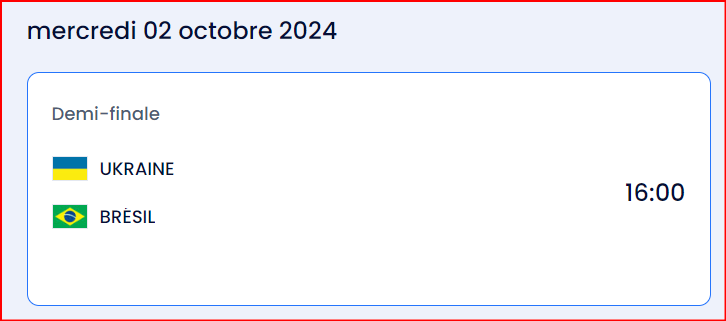 CDM Futsal 24 : Brésil-Ukraine, première demi-finale
