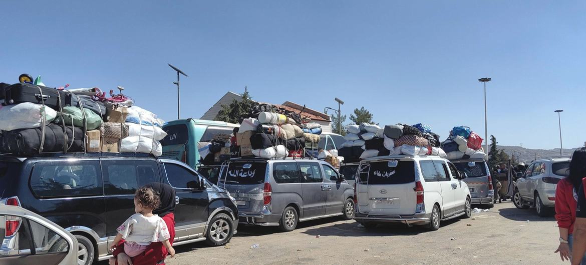 Quelque 100.000 personnes ont fui le Liban vers la Syrie