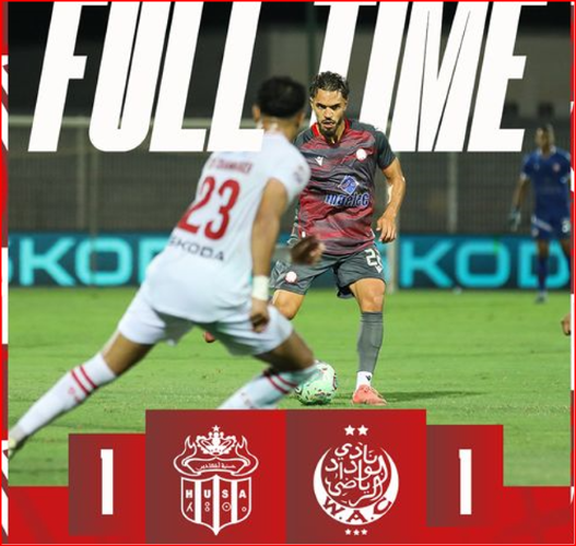 Botola D1 .J5: HUSA-WAC, ni vainqueur ni vaincu !