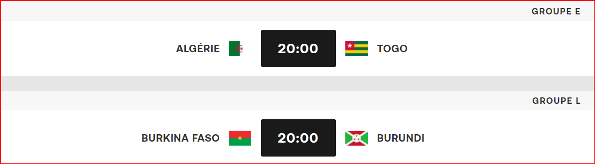 Qualifs. CAN Maroc 25 / Programme de la J3 : Maroc-Centrafrique, le 12/10 à Oujda