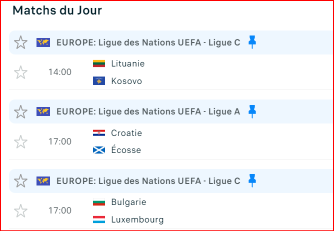 Ligue des Nations. UEFA: Espagne-Danemark, l’affiche du jour !