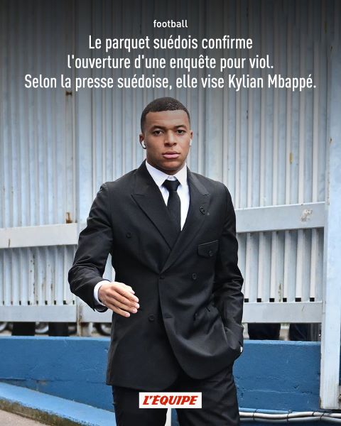 Justice : Mbappé visé par une enquête pour viol !