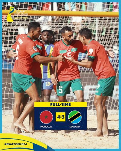 CAN Beach Soccer Egypte 24: Les Lions remportent leur premier match