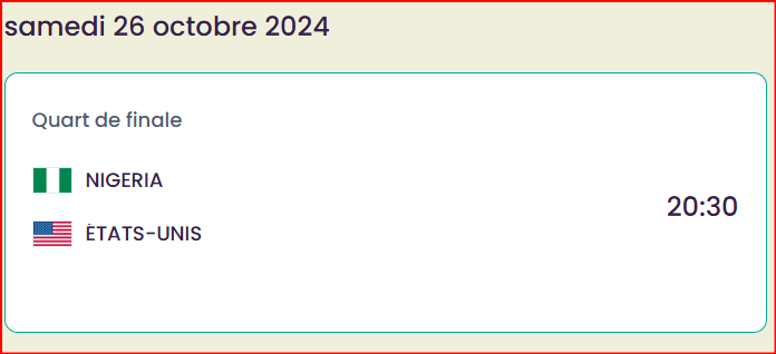 CDM Féminine U17: Nigéria-Etats Unis ce soir pour une place en demi-finales