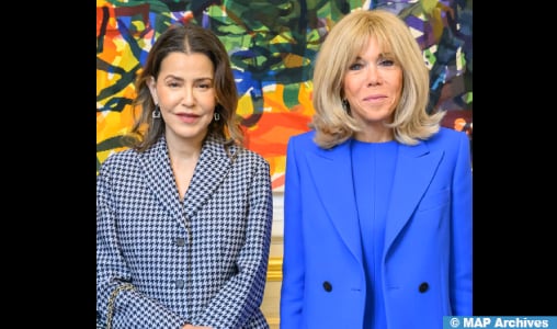 SAR la Princesse Lalla Meryem et Madame Brigitte Macron lancent à Rabat la campagne de lutte contre le harcèlement en milieu scolaire et le cyberharcèlement