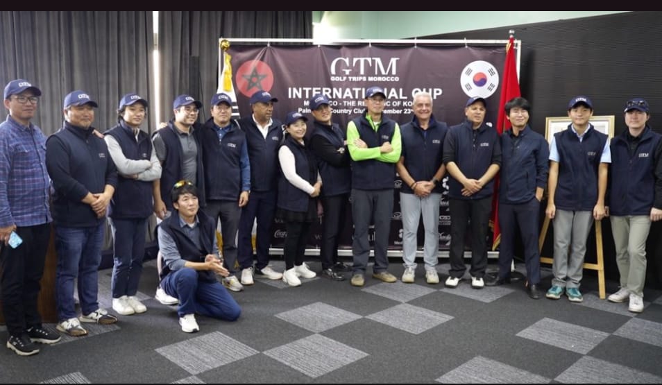 Golf Trips Morocco: Forte participation de golfeurs de la Corée du Sud à la Coupe Internationale