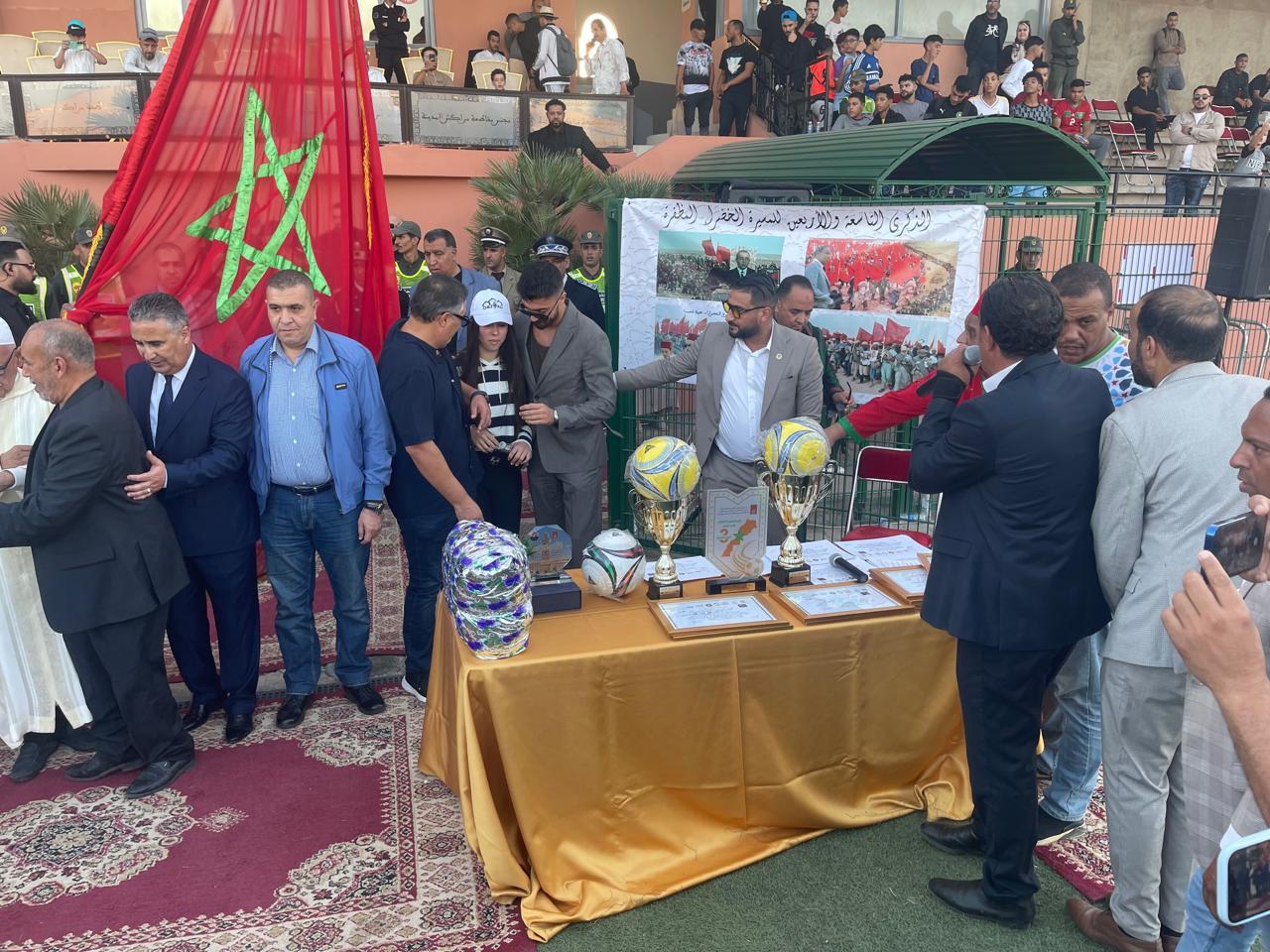 Football / Marrakech : Clôture en apothéose de la 3ème édition du Tournoi annuel de la Marche Verte