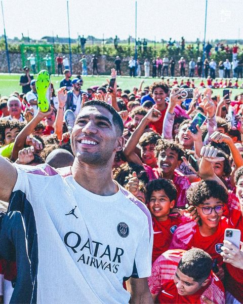 PSG : Hakimi présent à la cérémonie d’inauguration de la PSG Academy Casablanca