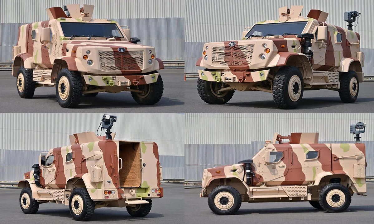 Armement : Tata Advanced systems propose au Maroc le véhicule blindé "LAMV"