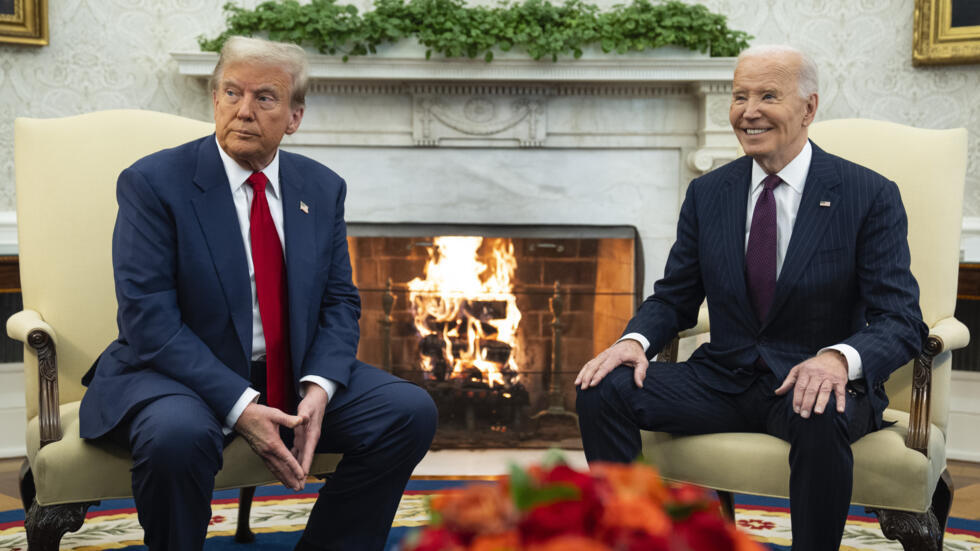 USA : Trump reçu à la Maison Blanche par Biden