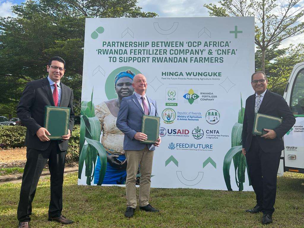 Rwanda: OCP Africa lance des Centres de services agricoles