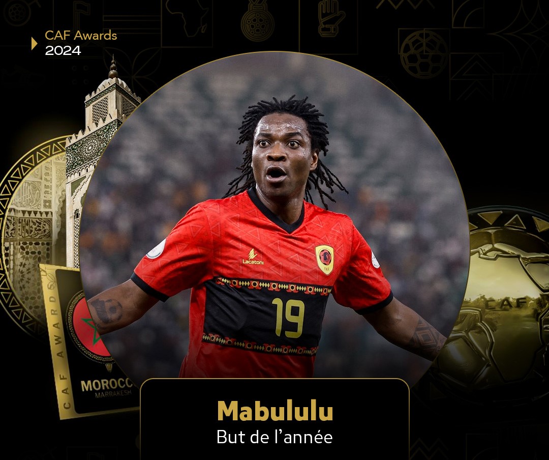  CAF Awards 24 : A Mabululu revient le meilleur but