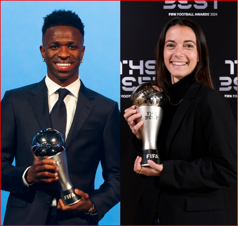 Prix ‘’ The Best FIFA 24: Vinicius, Bonmati et Ancelotti lauréats