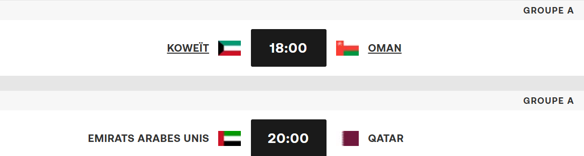 Khaliji 26 / Aujourd’hui, le coup d’envoi: Matchs? Horaires? Chaînes?