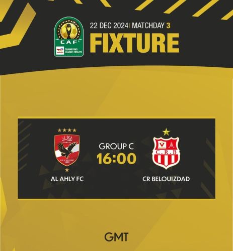 LDC de la CAF: Al Ahly vs Belouizdad (17h00)