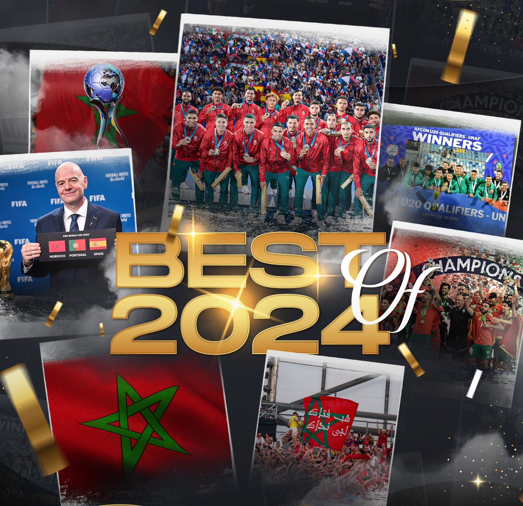 Maroc: Les  trois fiertés sportives de l'an 2024 !