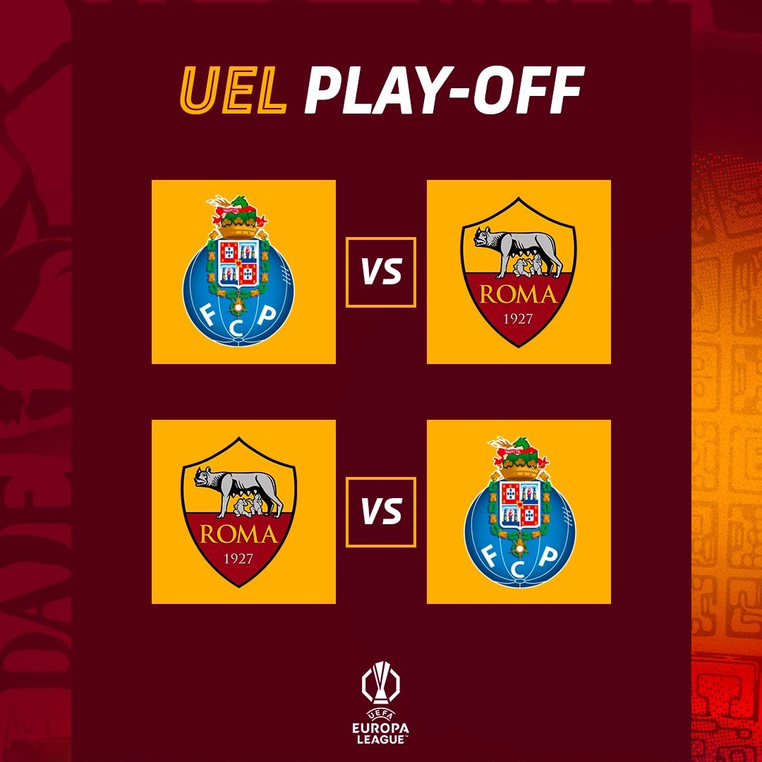 Europa League : Porto - Roma, l’affiche des barrages !