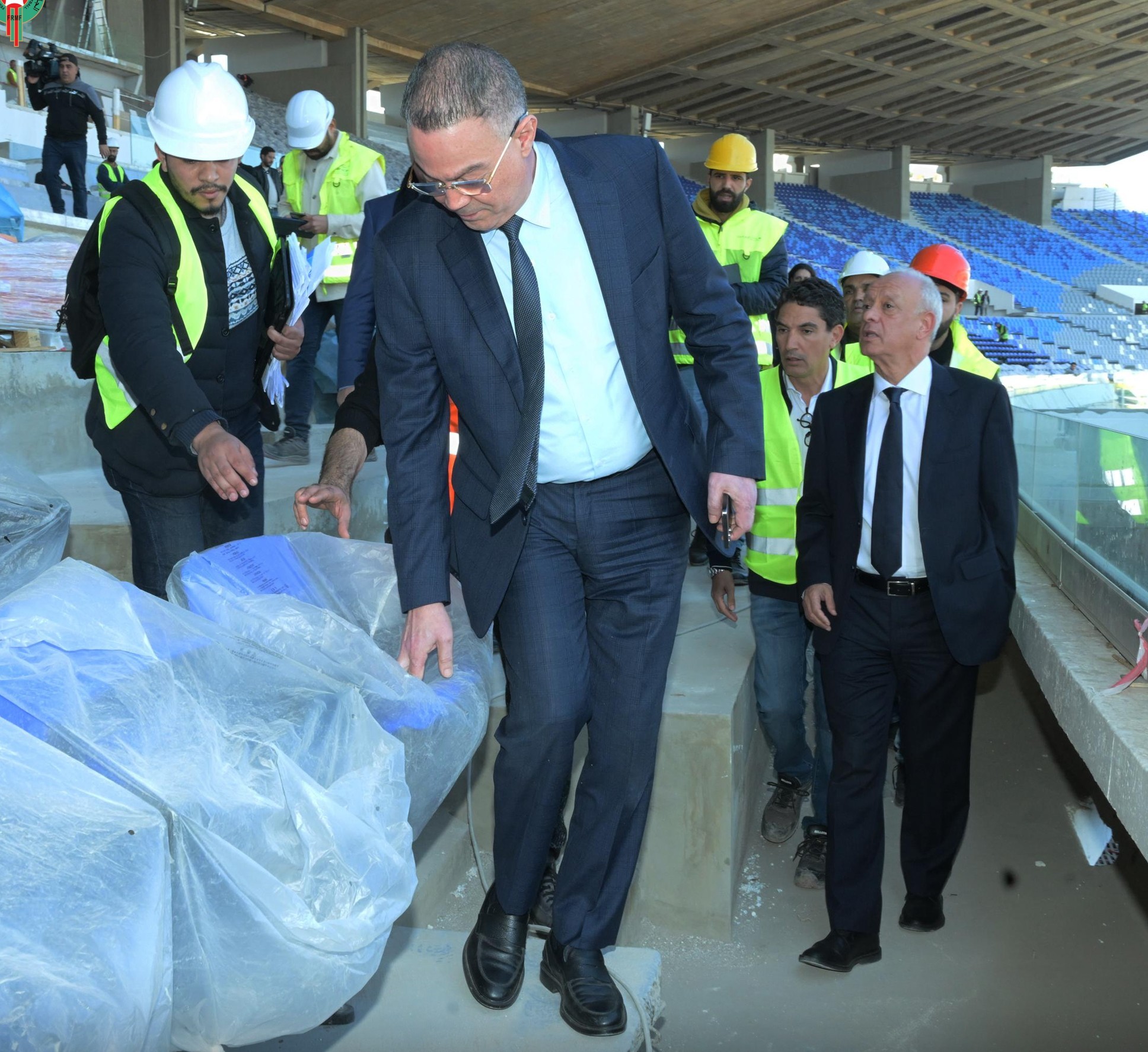  FRMF: M. Fouzi Lekjaâ en visite technique au Complexe sportif Mohammed V