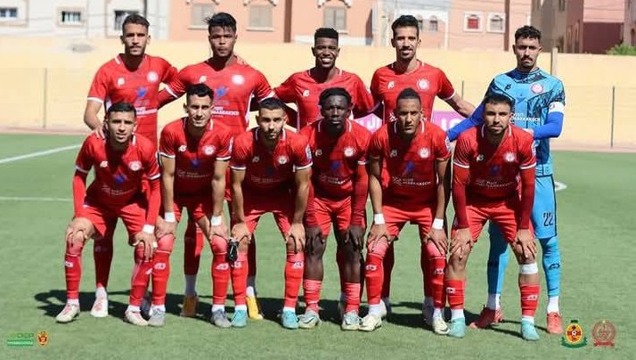 La formation du KACM qui a battu la JSM ce dimanche au Stade Moulay Rachid (Laâyoune)