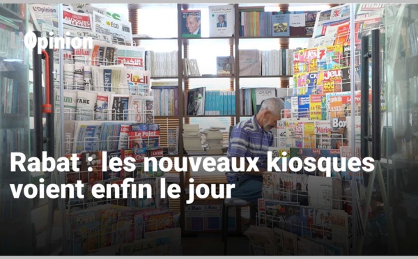 Rabat : Les nouveaux kiosques voient enfin le jour