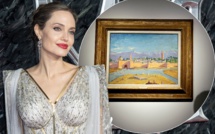 Angelina Jolie vend un tableau de Winston Churchill illustrant Marrakech