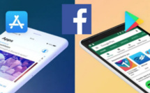 Facebook: Chute libre de la note sur App store et Play store