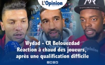 Wydad - CR Belouezdad : Réaction à chaud des joueurs, après une qualification difficile