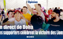 En direct de Doha : Les supporters célèbrent la victoire des Lions