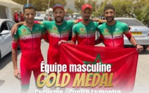 Jeux sportifs arabes / Cyclisme: L'équipe marocaine remporte le métal précieux du contre-la-montre par équipes