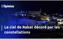 Le ciel de Rabat décoré par les constellations