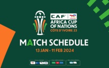 CAN 2023:  Le calendrier officiel dévoilé