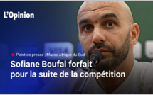 Point de presse : Sofiane Boufal forfait pour la suite de la compétition