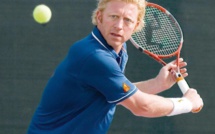 Tennis/Grand Prix Hassan II : La star allemande Boris Becker est sur les lieux du Tournoi