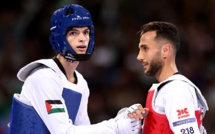 JO 2024/Taekwondo : Le Palestinien Omar Yaser Ismail ovationné par le public du Grand Palais