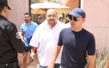 Xavi Hernandez en visite à Marrakech