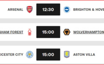 PL / J3:  Arsenal vs Brighton en ouverture du programme de samedi