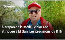 À propos de la médaille d'or non attribuée à El Gani Les précisions du DTN