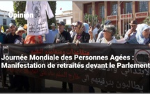 Journée Mondiale des Personnes Agées : Manifestation de retraités devant le Parlement