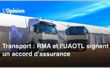 Transport : RMA et l'UAOTL signent un accord d'assurance