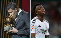 Ballon d'Or 24/Classement : Seulement 41 points ont séparé Rodri de Vinicius !