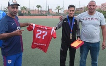 Boxe / Championnat du monde Juniors 2024:  Médaillé de bronze, Othmane Chadgour fêté par le CISM