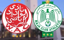 Botola D1: Raja - Wydad officiellement  au Stade Zaouli vendredi prochain