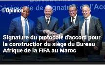  Signature du protocole d'accord pour la construction du siège du Bureau Afrique de la FIFA au Maroc (Vidéo)